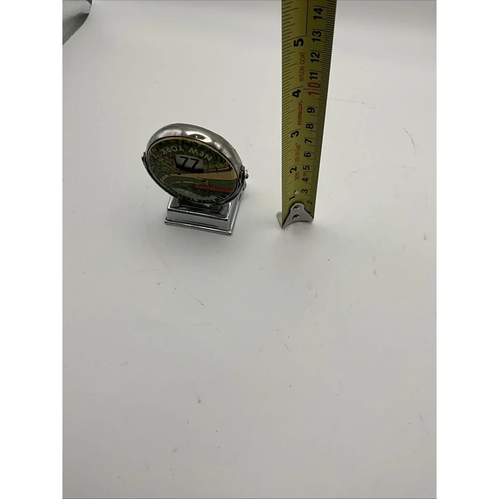 Vintage Metal Perpetual Flip New York Thruway Calendar